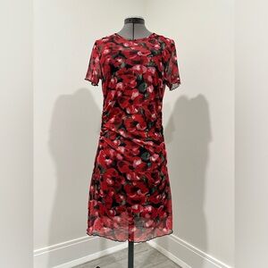 Red Floral Dress